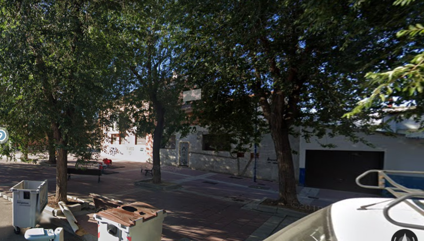 Plaza antes de la tala