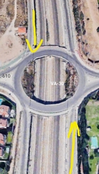 Rotonda de Ctra Rueda sobre VA30