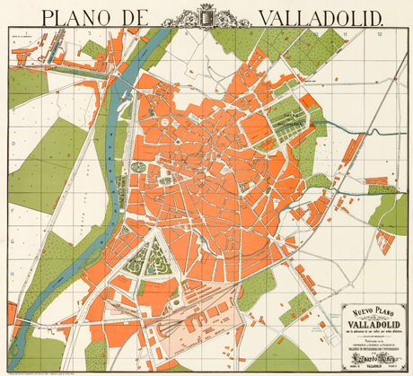 1890 Nuevo Plano de Valladolid