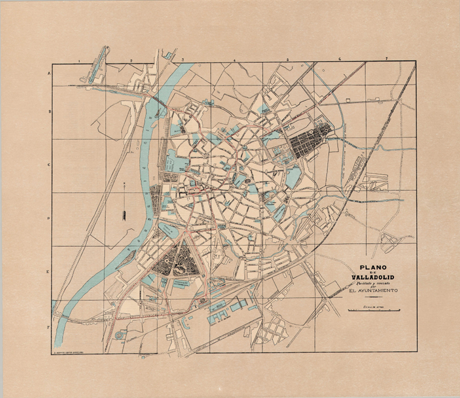 1911 Plano de Valladolid