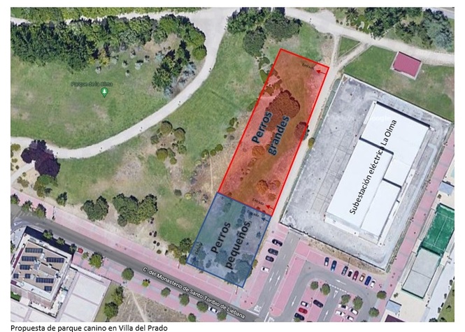 Parque canino en Villa del Prado (Parque de la Olma)