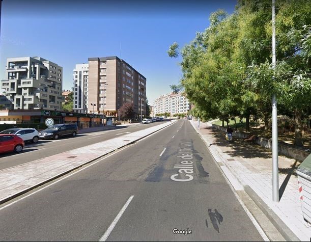 Carril bici acceso / subida a Parquesol