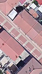 plano sugerencia de aparcamiento de motos en Calle Astorga