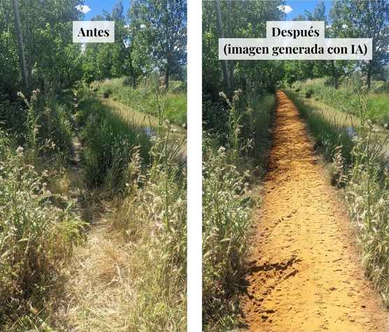 Acequia de Valladolid: antes y después