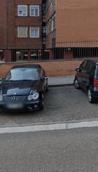 Ejemplo de aparcamiento actual (mal aprovechamiento)